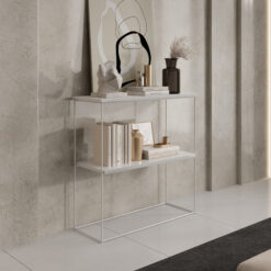 TONI konzol asztalka - Fehér Fehér