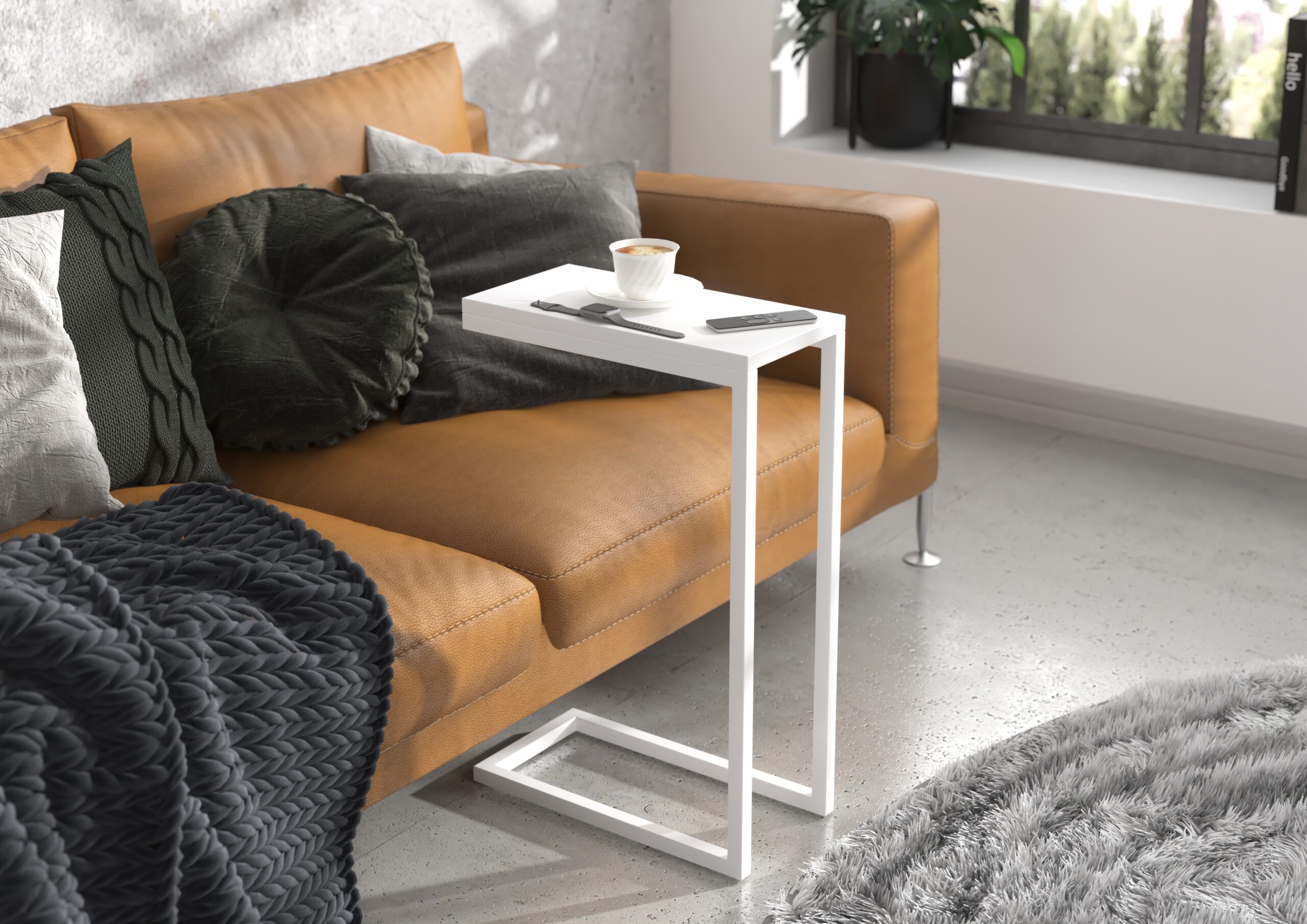 Laptop asztal SPARK segédasztal - Fehér SPARK segédasztal