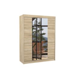 Tolóajtós gardrób Tolóajtós szekrény FEVER 150 - Sonoma