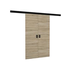TOPPO 140 kétszárnyú falra szerelhető tolóajtó - Sonoma Sonoma