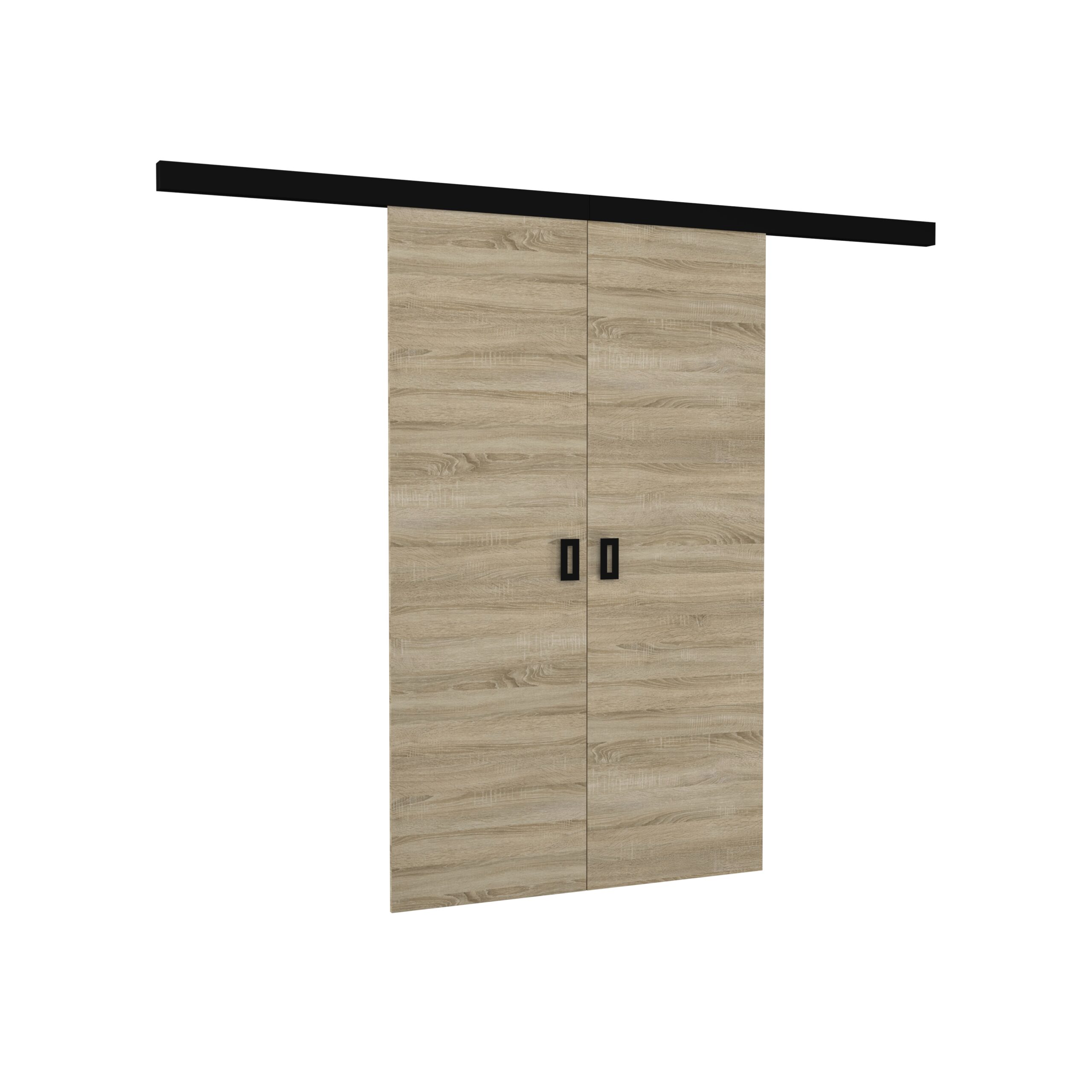 TOPPO 160 kétszárnyú falra szerelhető tolóajtó - Sonoma Sonoma