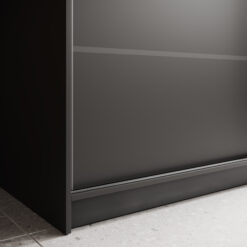 Tolóajtós gardrób Tolóajtós szekrény Hannah 180 - Fekete