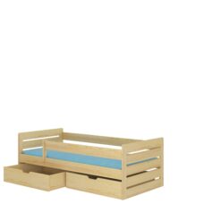 Ifjúsági ágy BEMMA ágy matraccal 180x80 - Natúr fenyő Natúr fenyő