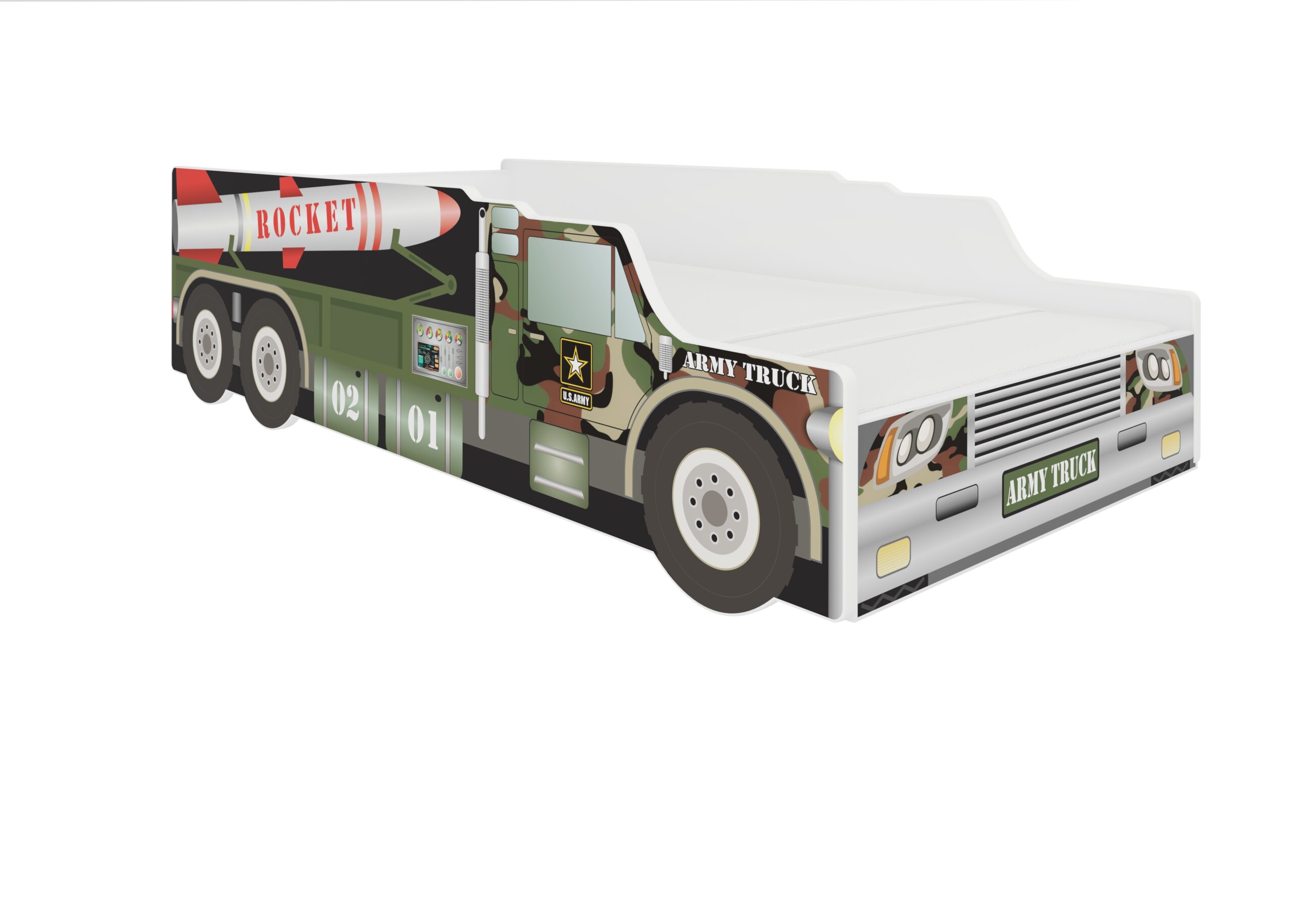 Gyerekágy ROCKET matraccal 140x70 ágy - Gyerekágy ROCKET matraccal 140x70 ágy - - Image 2