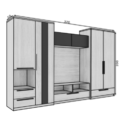 Szekrénysor Male - Artisan