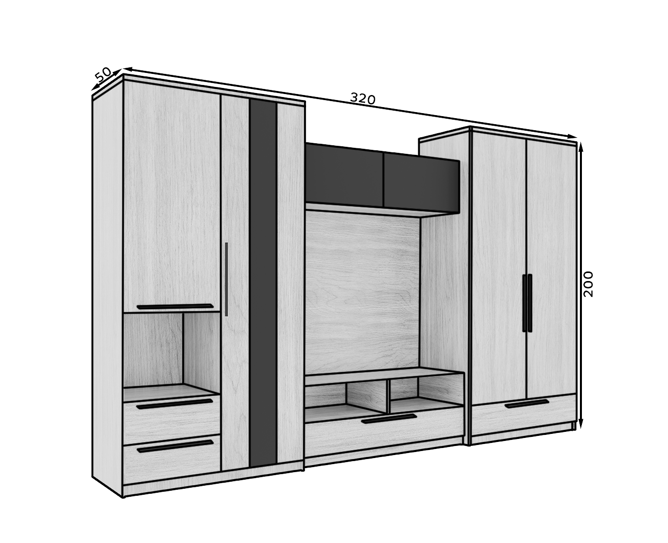 Szekrénysor Male - Artisan Szekrénysor Male - Artisan - Image 4