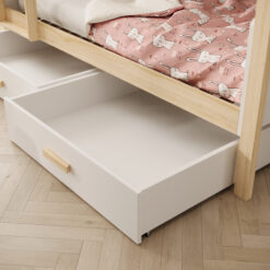 Gyerekágy Gyerek emeletes ágy Jori 180x80 matraccal - Fehér