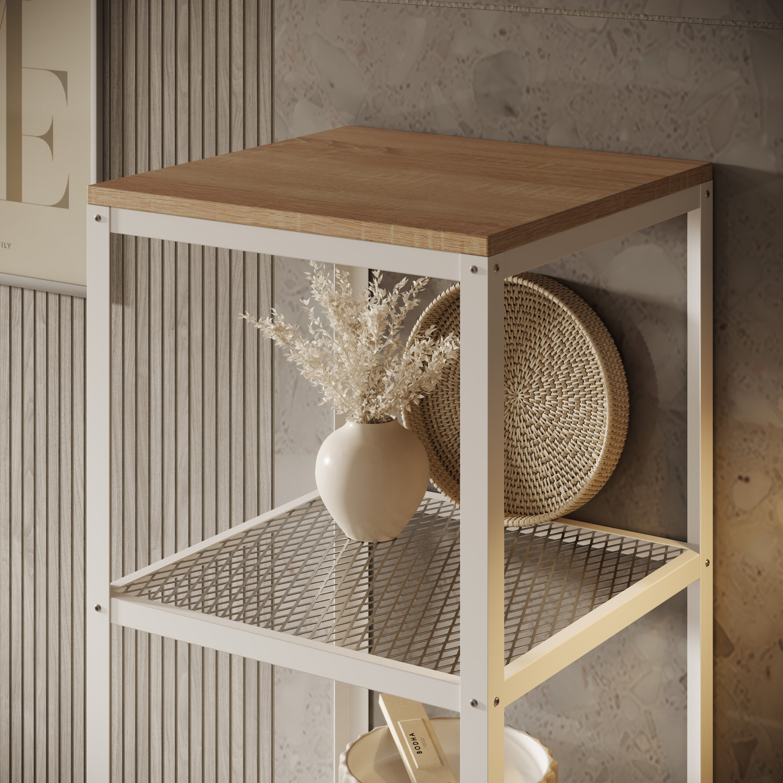 Könyvespolc Reli polc - Fehér Könyvespolc Reli polc - Fehér - Image 3