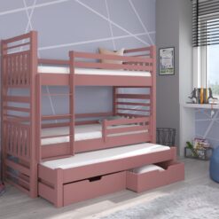 Háromszintes emeletes ágy HIPPO 200x90