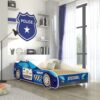 Gyerekágy SHERIFF matraccal 140x70 ágy - Kék SHERIFF matraccal 140x70 ágy