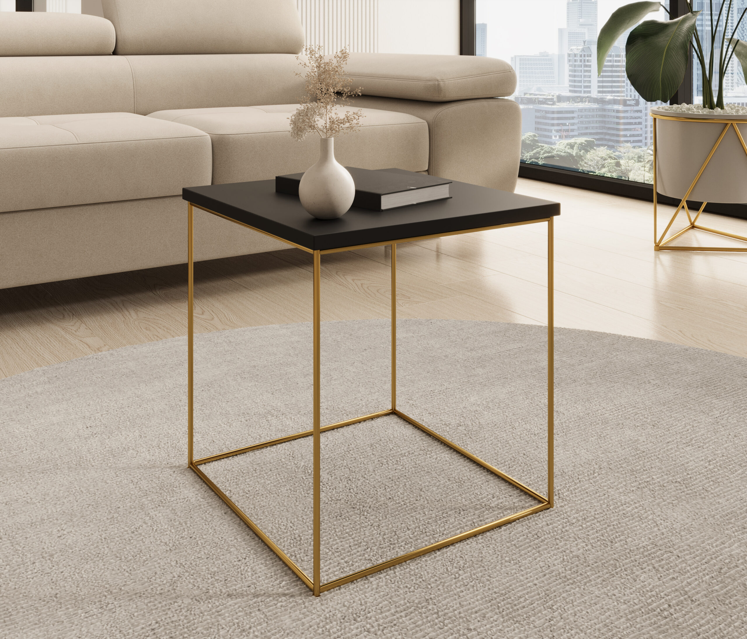 Adina dohányzóasztal - Arany Arany