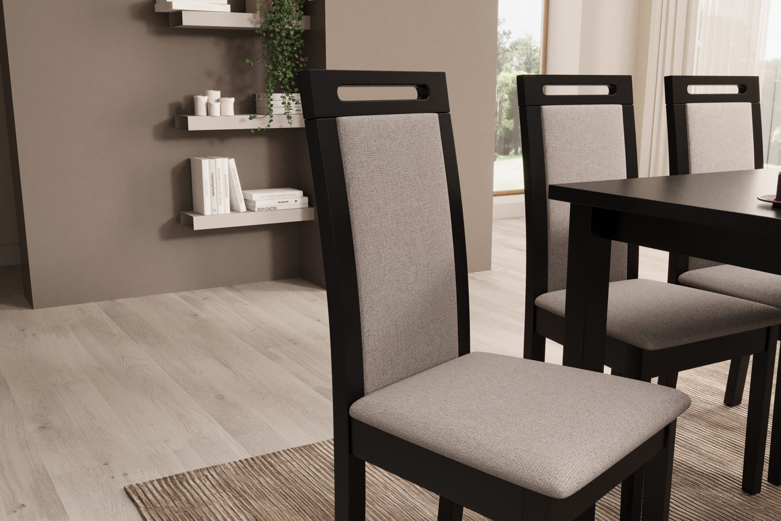 Nola VI szék - Černá Nola VI szék - Černá - Image 3