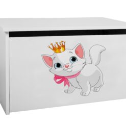 Játék láda DARIA játéktároló láda - Fehér