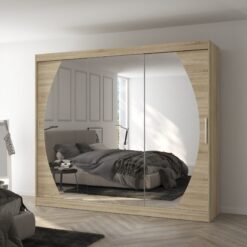 Üveges tolóajtós szekrény CAMBE 250