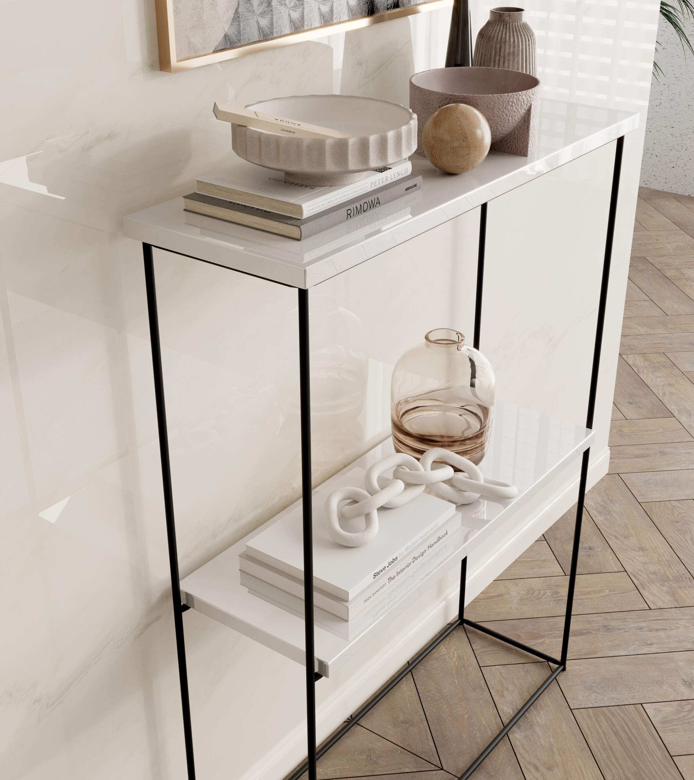 Velo konzol asztalka - Fekete Velo konzol asztalka - Fekete - Image 3