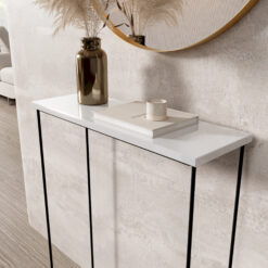 Sili konzol asztalka - Fekete