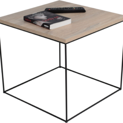 ELENA 50x50 dohányzóasztal - Fekete Fekete