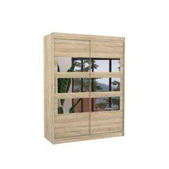 Tolóajtós gardrób Tolóajtós szekrény FLORENTO 150 - Sonoma