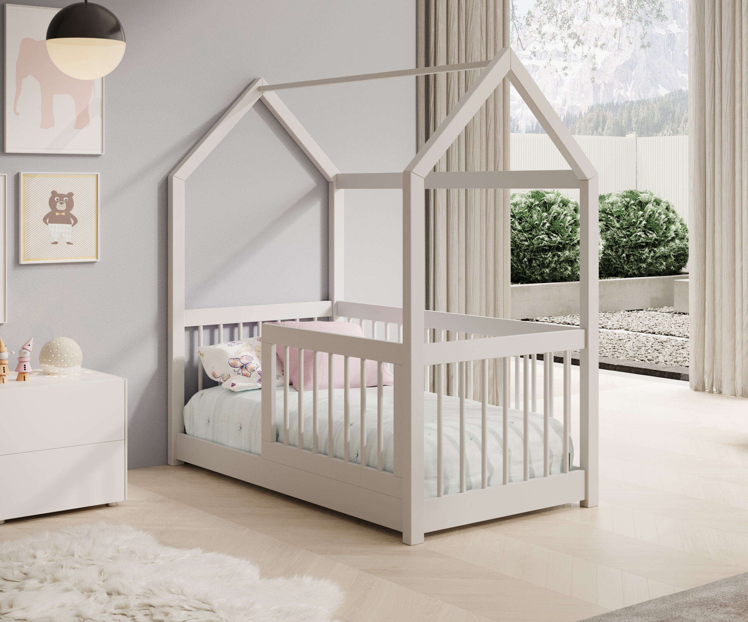 Gyermekágy Graja Cottage ágy - Fehér Gyermekágy Graja Cottage ágy - Fehér - Image 4
