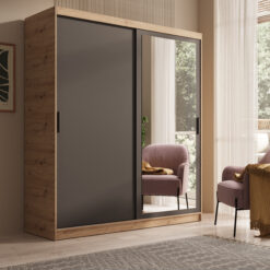 Tolóajtós gardrób Hailey 180 tükrös tolóajtós szekrény - Artisan Artisan