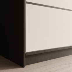 Tolóajtós gardrób Tolóajtós szekrény Etna 250 - Fekete