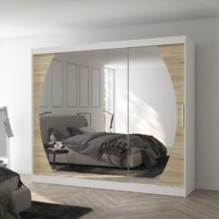 Üveges tolóajtós szekrény CAMBE 250