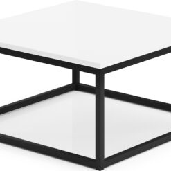 BELTEN 65x65 dohányzóasztal - Fekete Fekete