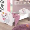 Gyerekágy Ágy matraccal CASIMO CAT 140x70 - Fehér Ágy matraccal CASIMO CAT 140x70