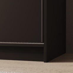 Tolóajtós gardrób Tolóajtós szekrény Castello 120 - Fekete