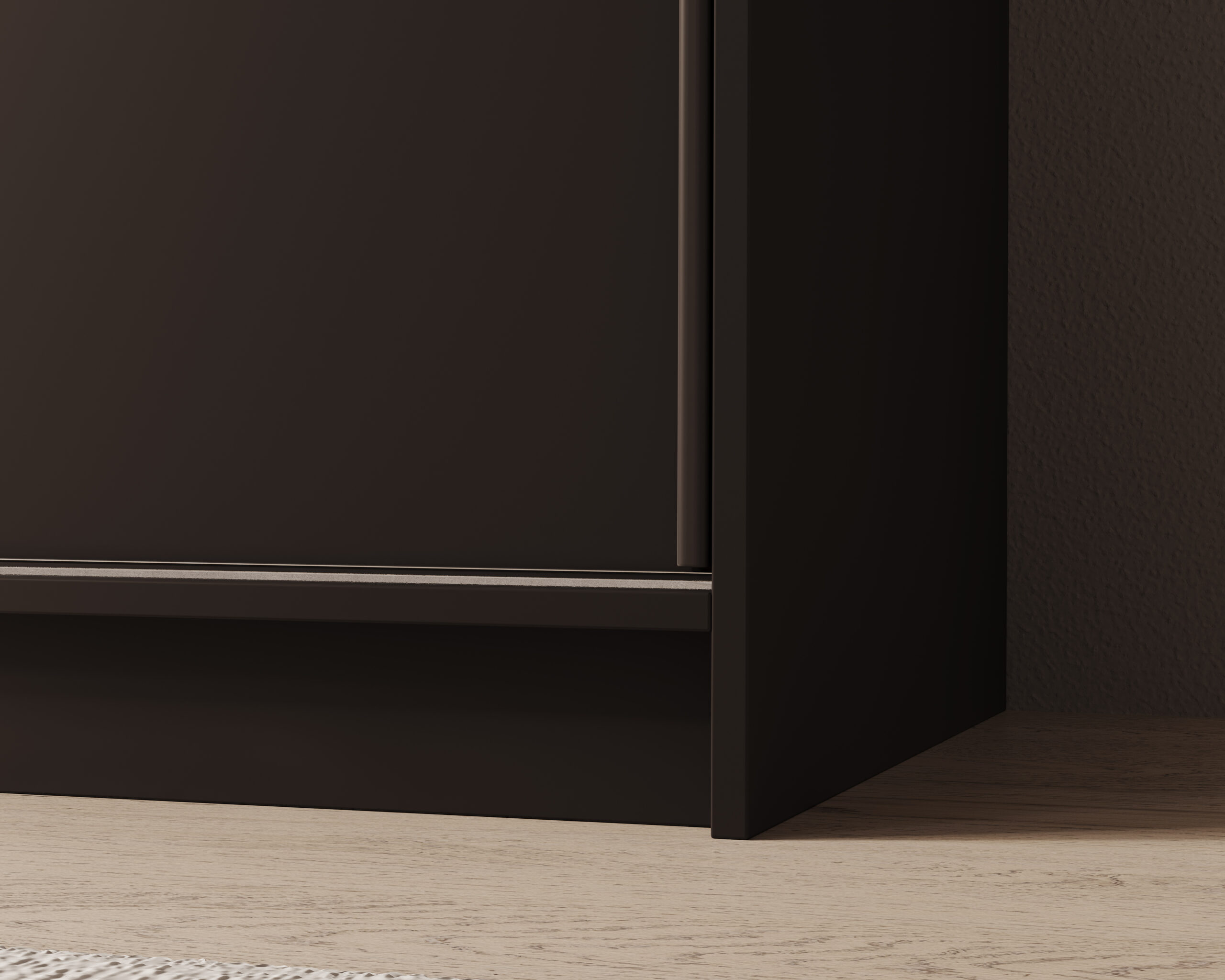 Tolóajtós gardrób Tolóajtós szekrény Castello 120 - Fekete Tolóajtós gardrób Tolóajtós szekrény Castello 120 - Fekete - Image 4