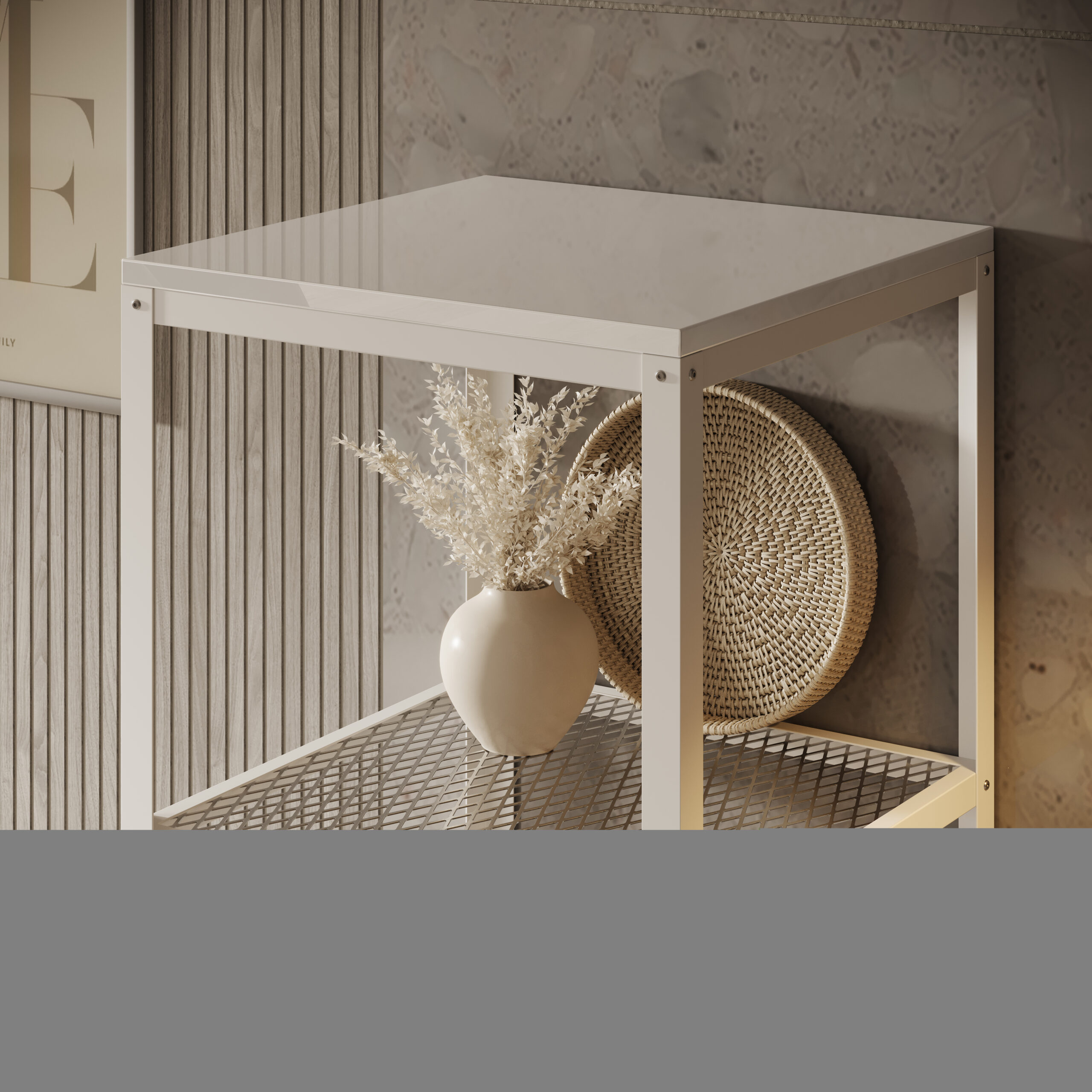 Könyvespolc Reli polc - Fehér Könyvespolc Reli polc - Fehér - Image 3