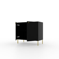 Tili 2D Komód - Fekete Fekete