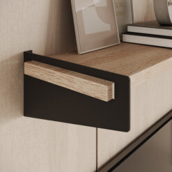 Fali polc Ivi polc - Fekete