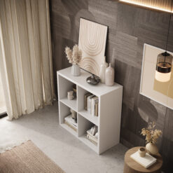 Könyvespolc Cleo III könyvespolc - Fehér