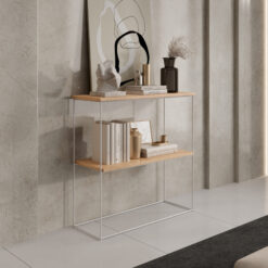 TONI konzol asztalka - Fehér Fehér