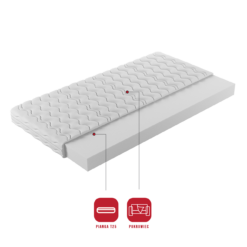 Matrac fedőmatrac T25 120x200 cm