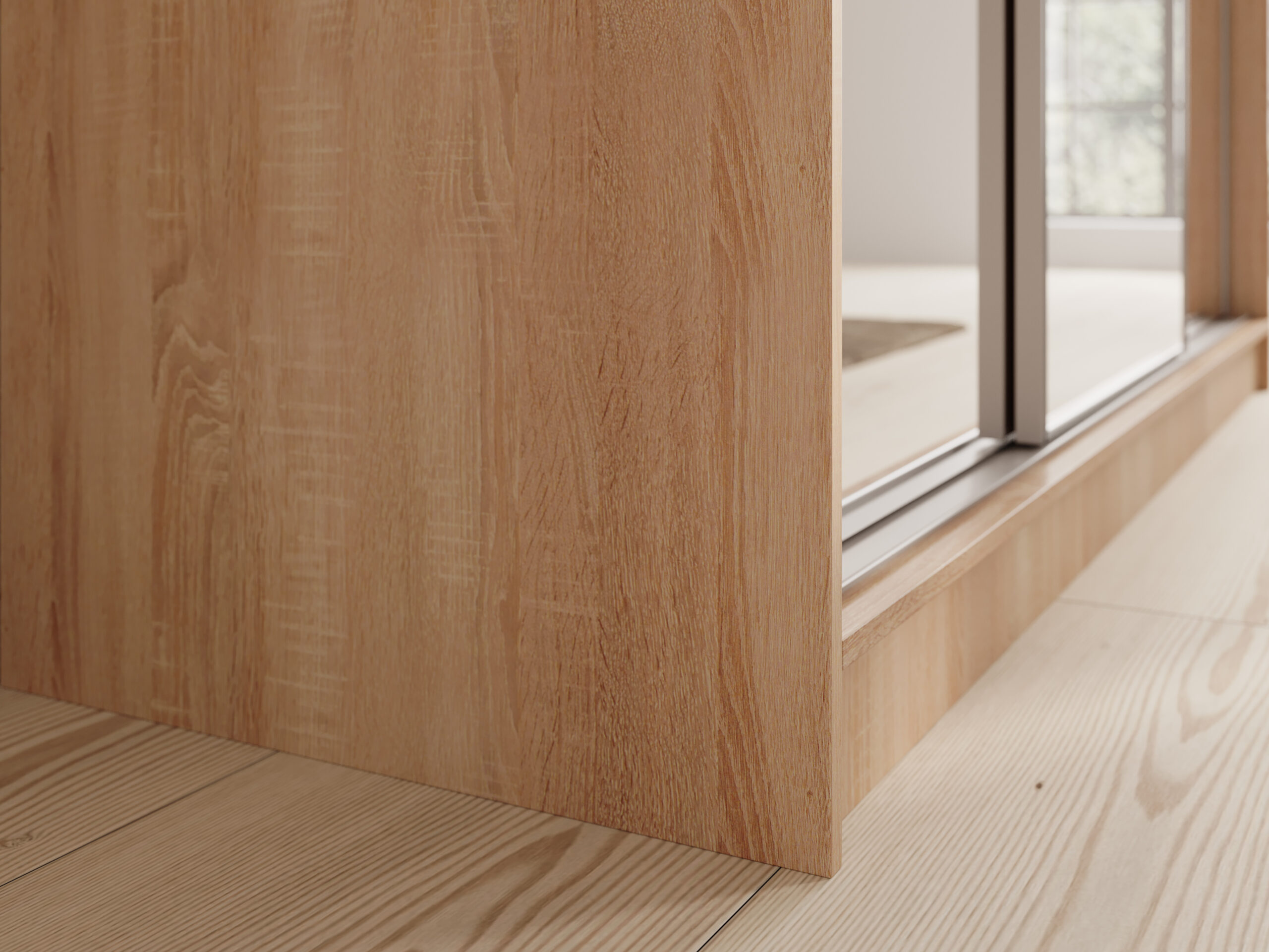 Tolóajtós gardrób Tola 200 tolóajtós szekrény - Sonoma Tolóajtós gardrób Tola 200 tolóajtós szekrény - Sonoma - Image 4