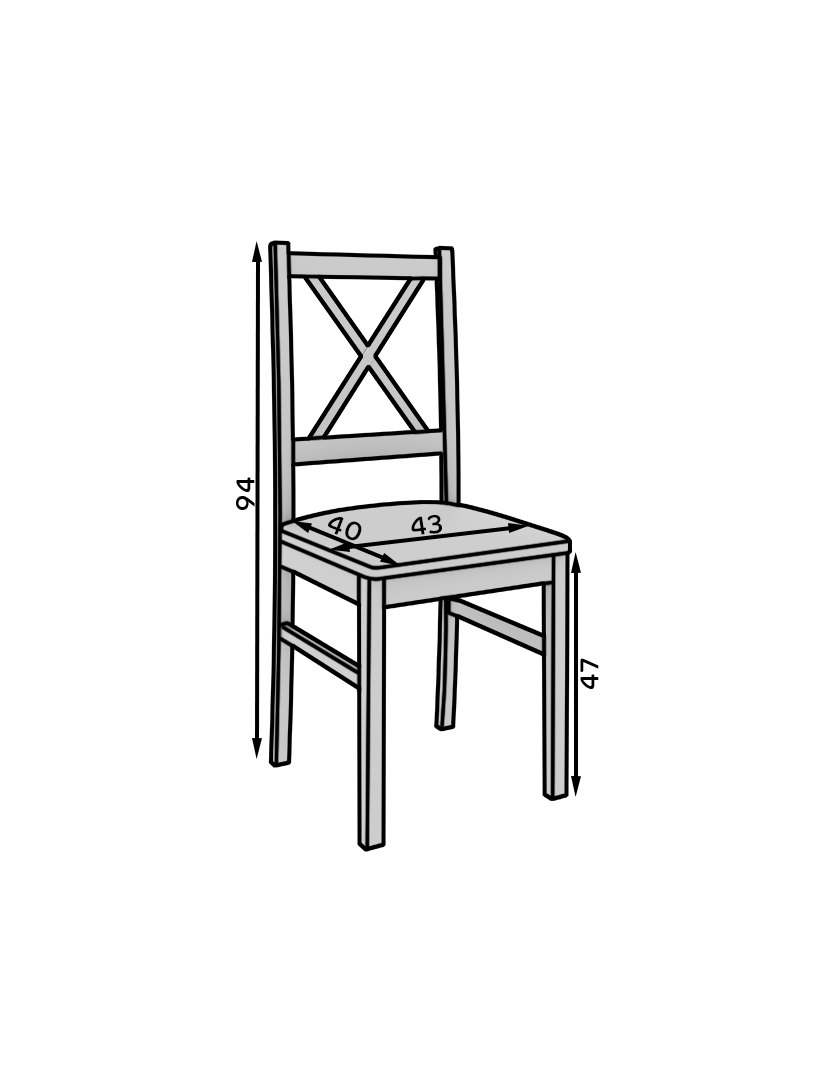 Milo X szék - Černá Milo X szék - Černá - Image 5