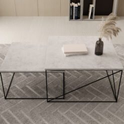 Licco 2in1 dohányzóasztal - Fekete