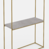 Velo konzol asztalka - Arany Velo konzol