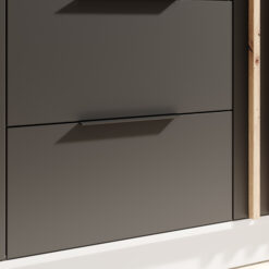 Gardrób Neri 150 ajtós szekrény tükrökkel - Fehér