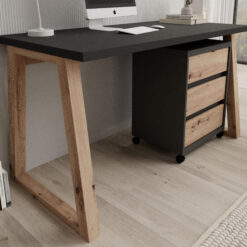 Íróasztal Biktop talapzatos Iwo I - Grafit