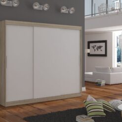 Tolóajtós gardrób Tükrös tolóajtós szekrény ANTOS 250 - Sonoma Sonoma