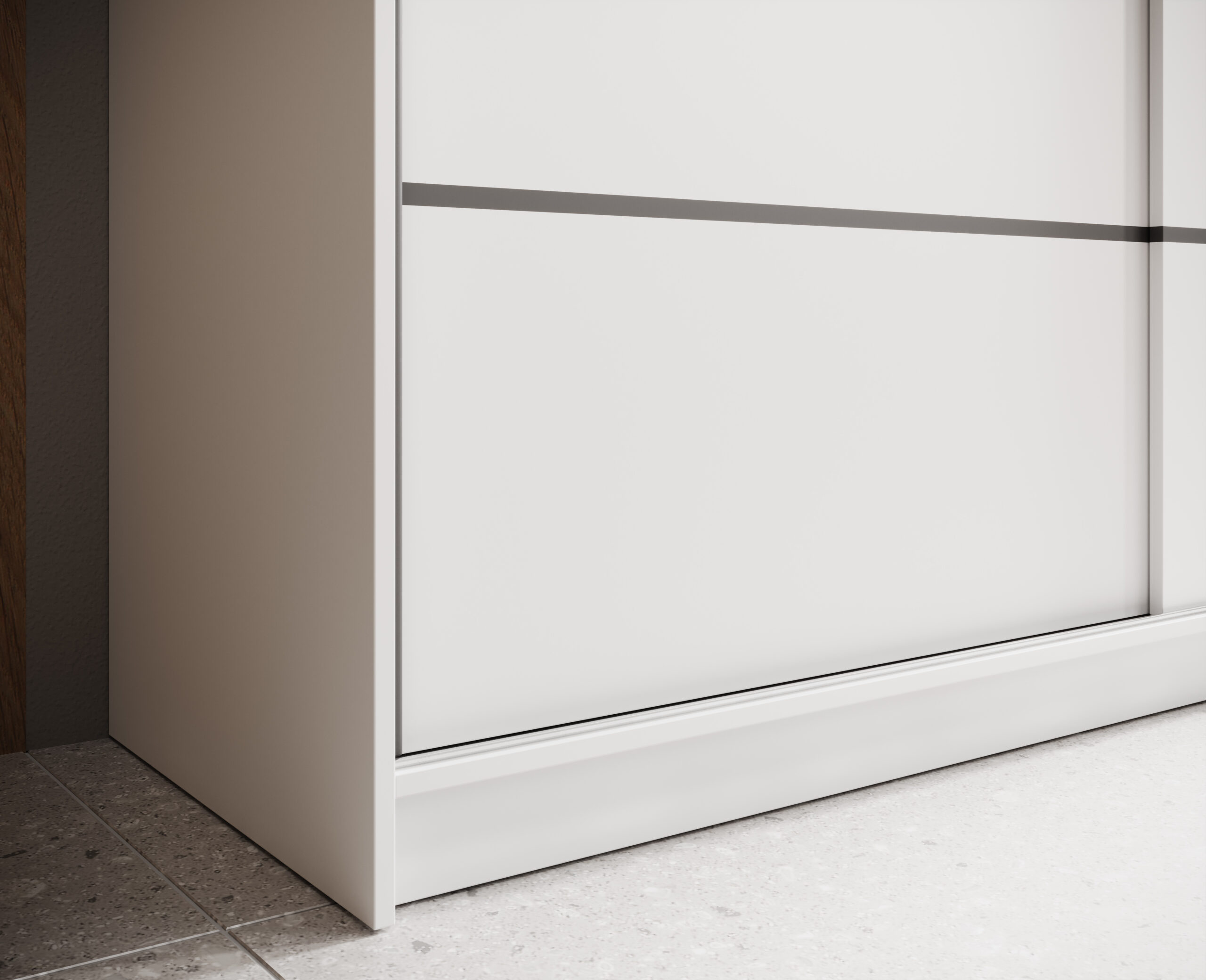 Tolóajtós gardrób Tolóajtós szekrény Hannah 180 - Fehér Tolóajtós gardrób Tolóajtós szekrény Hannah 180 - Fehér - Image 4