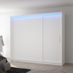 Szekrény tolóajtóval és LED világítással ANTOS 250