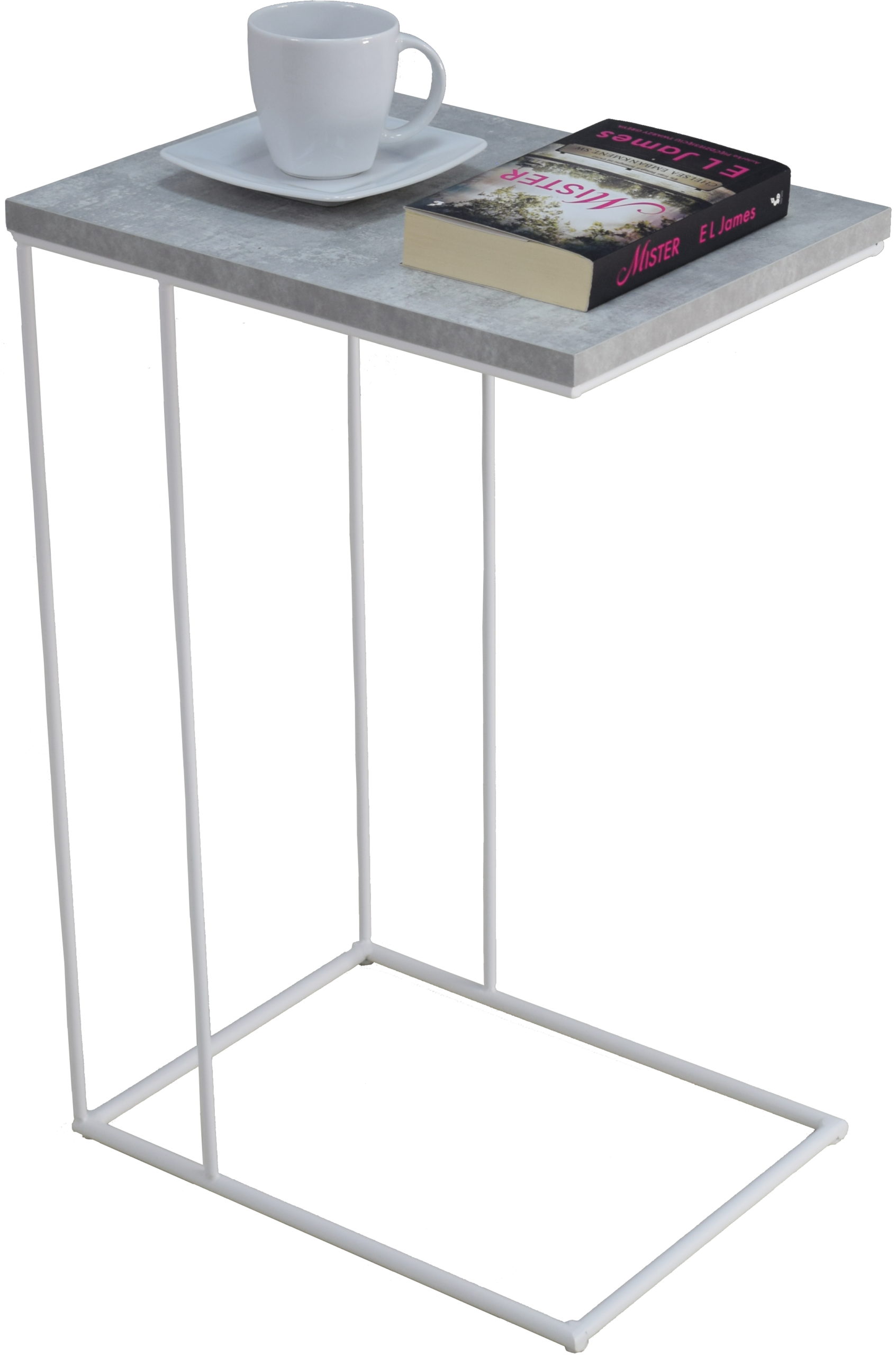 Laptop asztal DRU segédasztal - Fehér Fehér