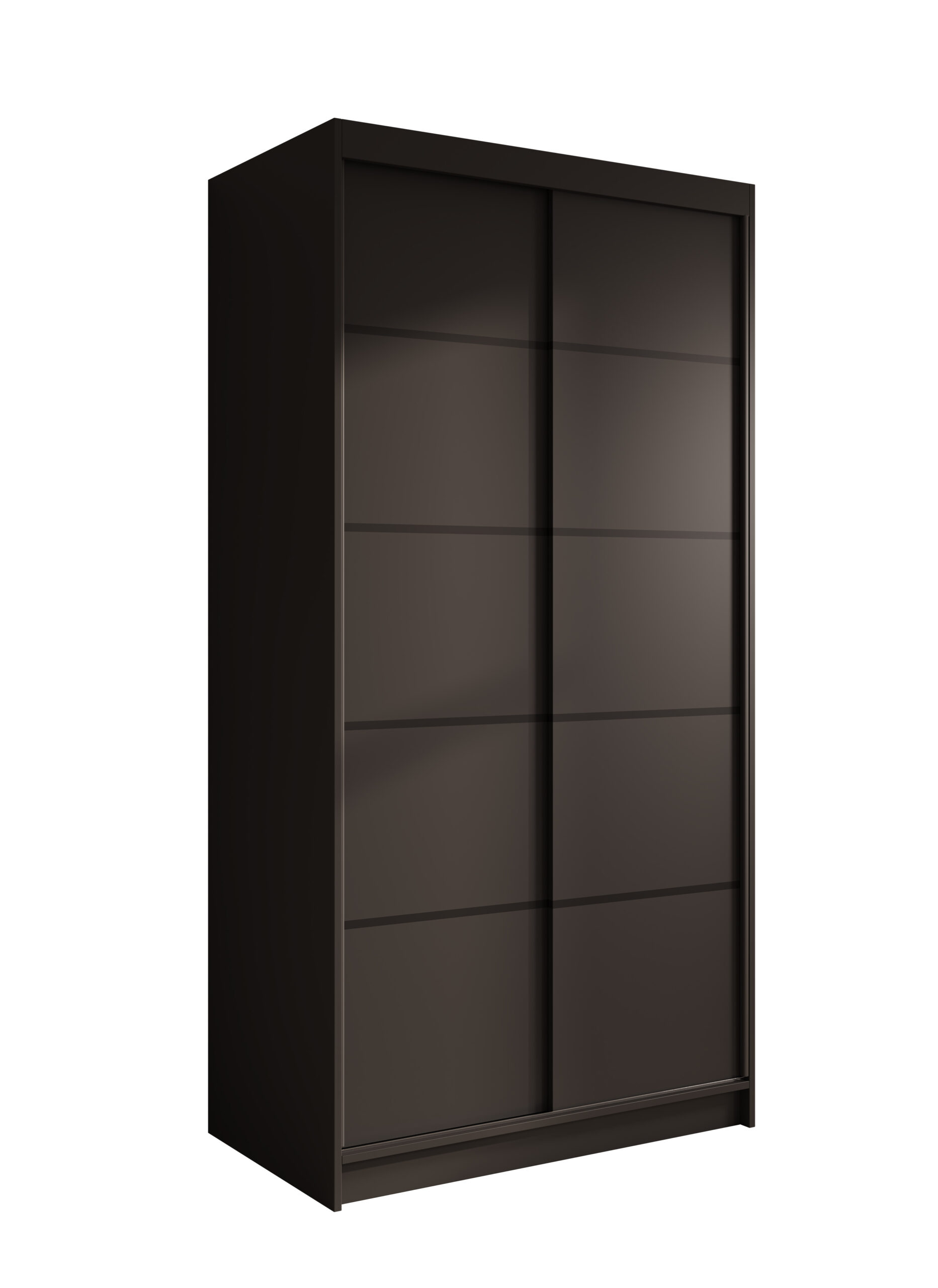 Tolóajtós gardrób Tolóajtós szekrény Verto 100 - Fekete Tolóajtós szekrény Verto 100