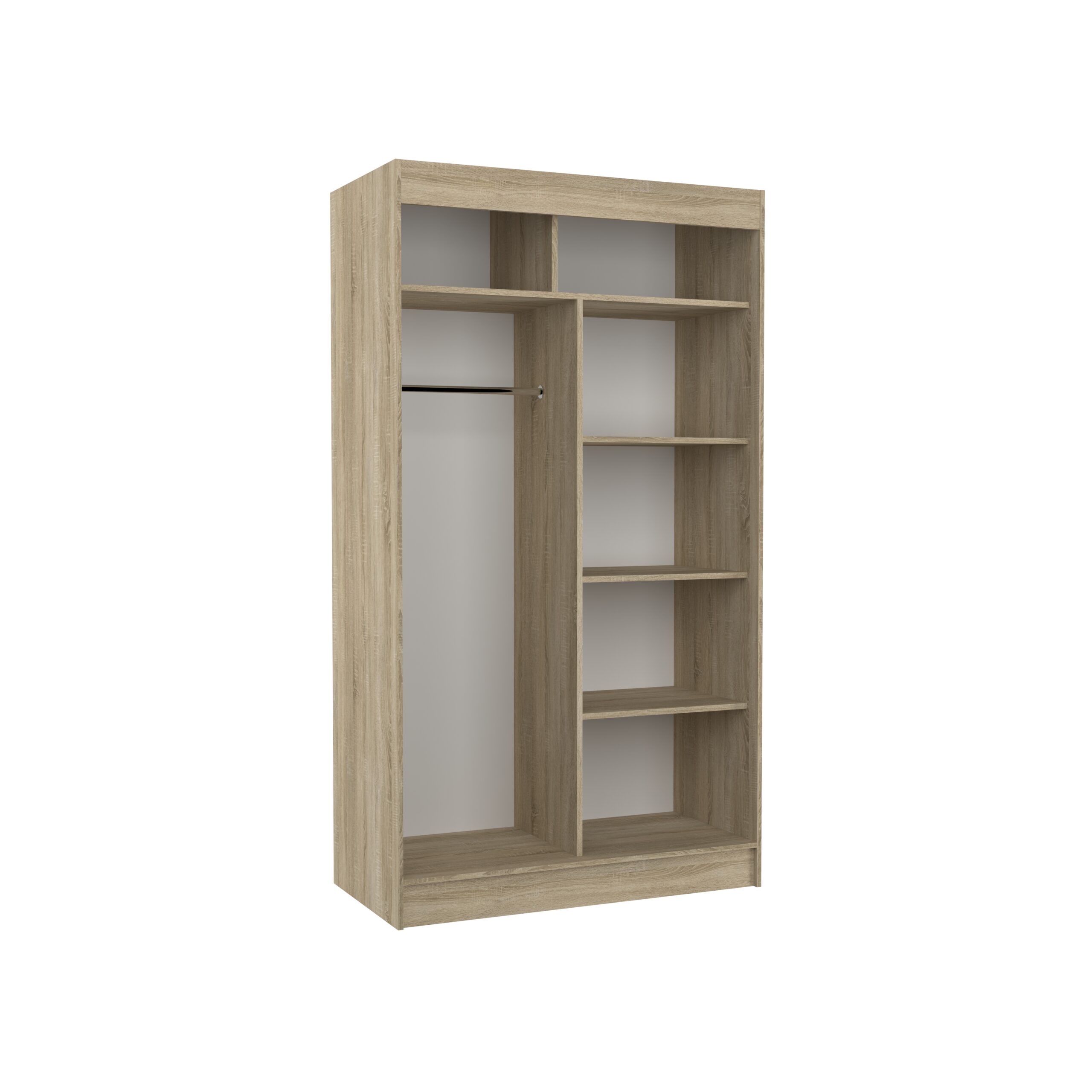 Tolóajtós gardrób Tolóajtós szekrény lacobellel BATIA 120 - Fehér Tolóajtós gardrób Tolóajtós szekrény lacobellel BATIA 120 - Fehér - Image 4