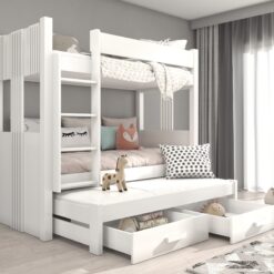 Ágy emeletes három személyes ARTEMA 180x80