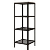 Könyvespolc Reli polc - Fekete Reli polc